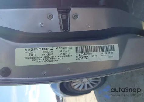 2013 Chrysler 300 Motown from USA, damaged, VIN 2C3CCAAG0DH630550